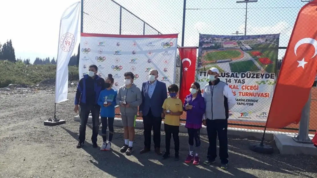 Dalaman 14 Yaş Bahar Tenis Turnuvası'na ev sahipliği yaptı