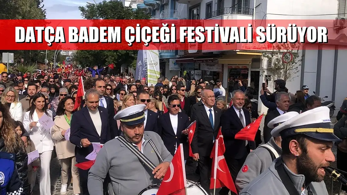 Datça Badem Çiçeği Festivali sürüyor