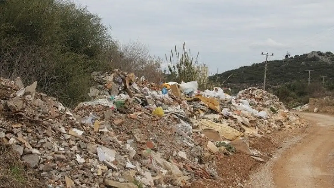 Datça çöp ve moloz dökme alanına kavuştu