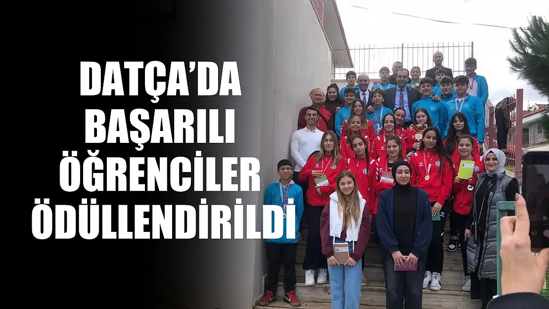 Datça'da başarılı öğrenciler ödüllendirildi