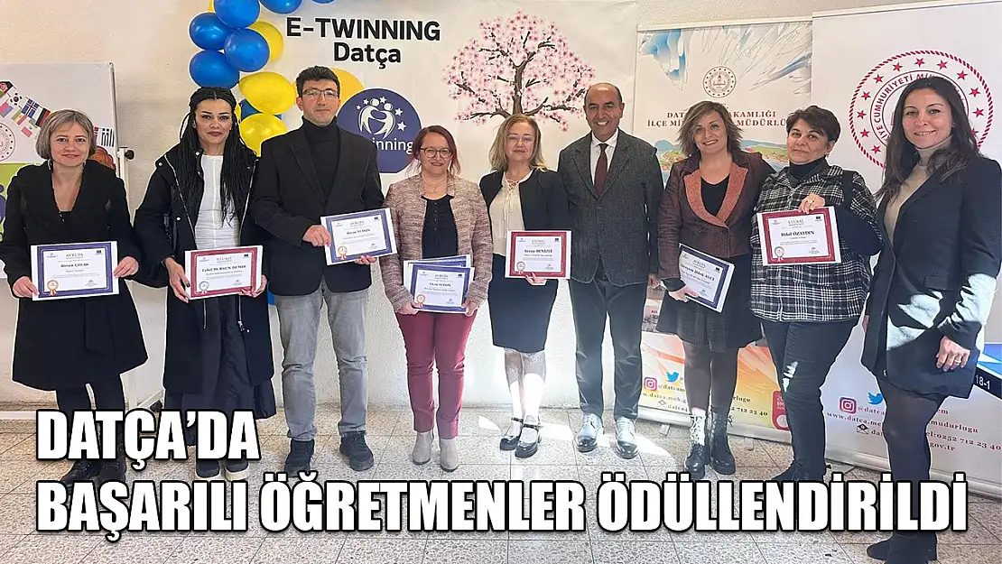 Datça'da başarılı öğretmenler ödüllendirildi