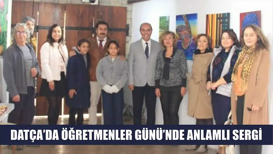 Datça'da Öğretmenler Günü'nde anlamlı sergi