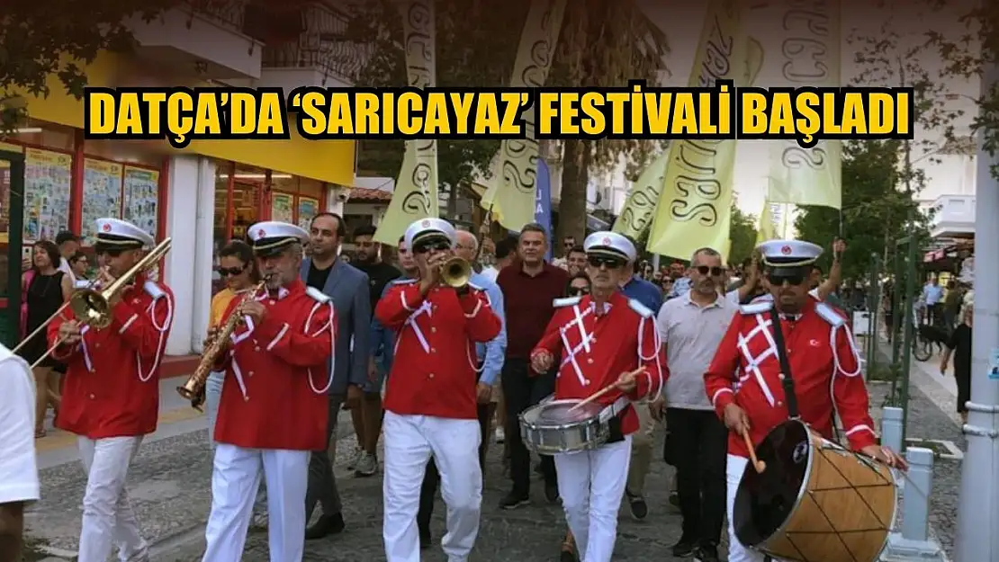 Datça'da 'Sarıcayaz' festivali başladı