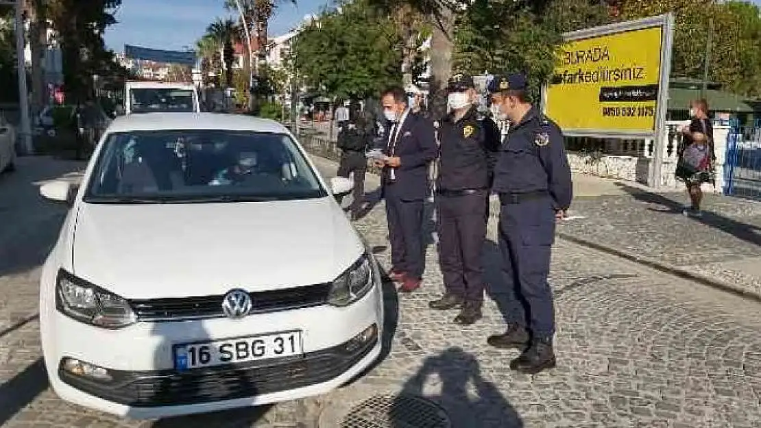 Datça'da trafik kurallarının önemi sürücülere aktarıldı