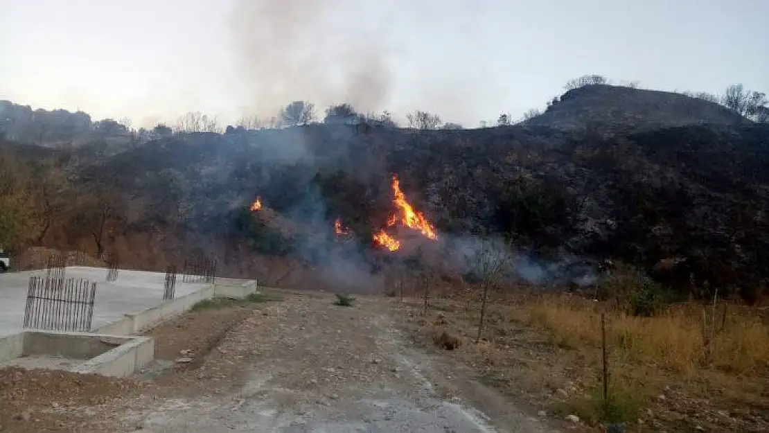 Datça'da zirai alanda üç farklı noktada yangın çıktı