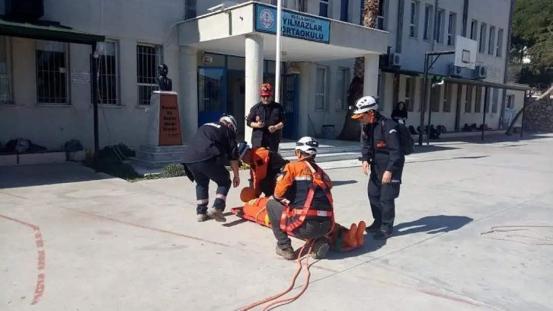 Datça MAG/AME'den okullarda afet bilinci eğitimi