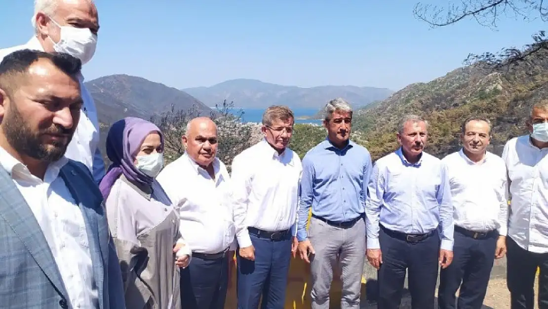 Davutoğlu Marmaris'te incelemeler yaptı