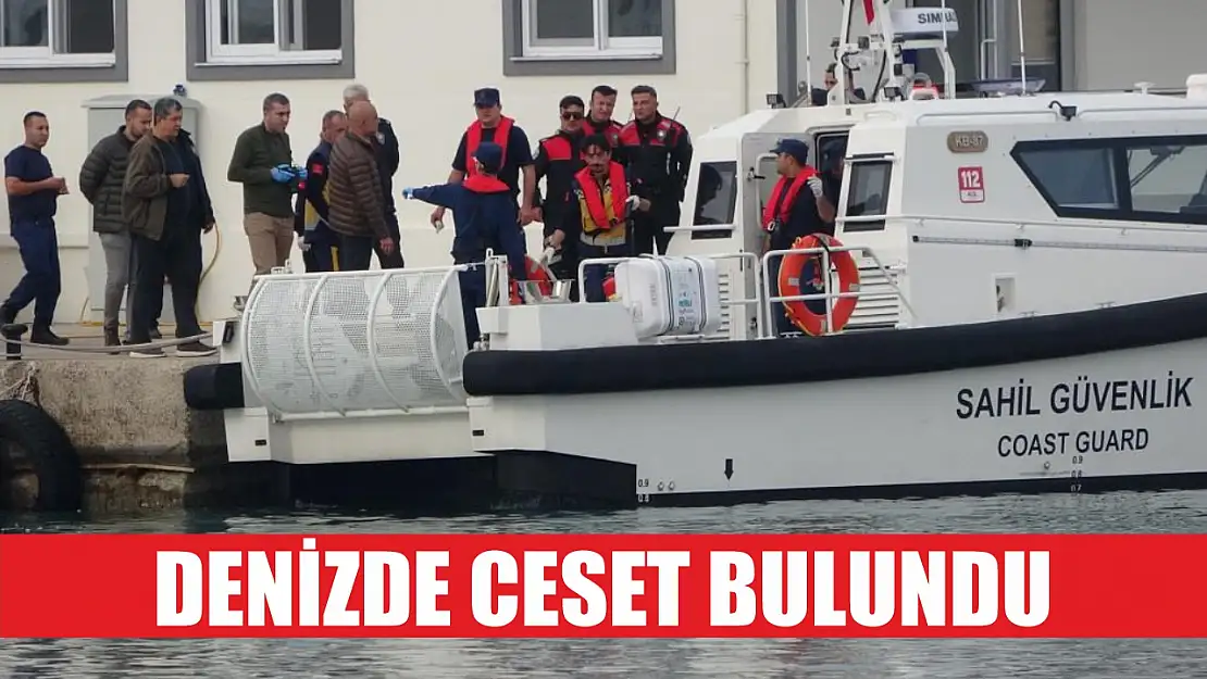 Denizde ceset bulundu