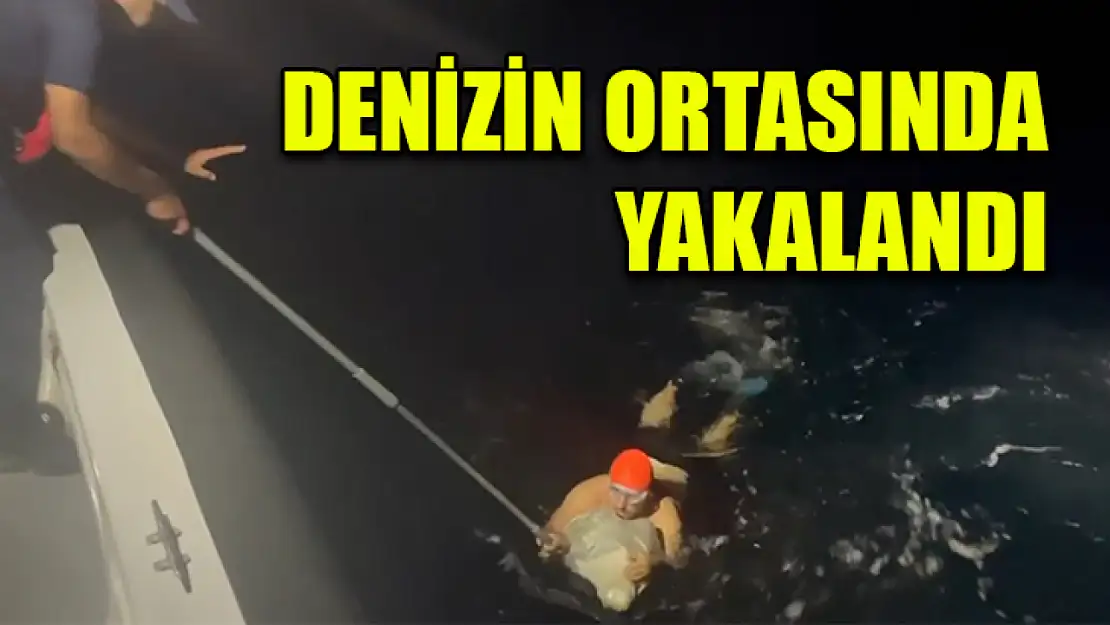 Denizin Ortasında Yakalandı