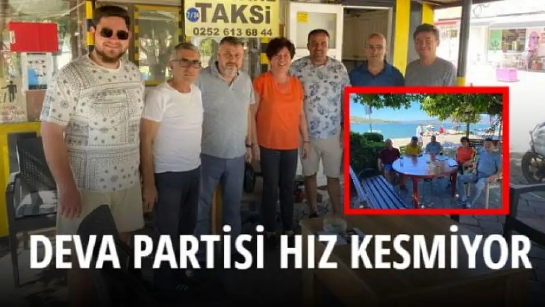 DEVA PARTİSİ HIZ KESMİYOR