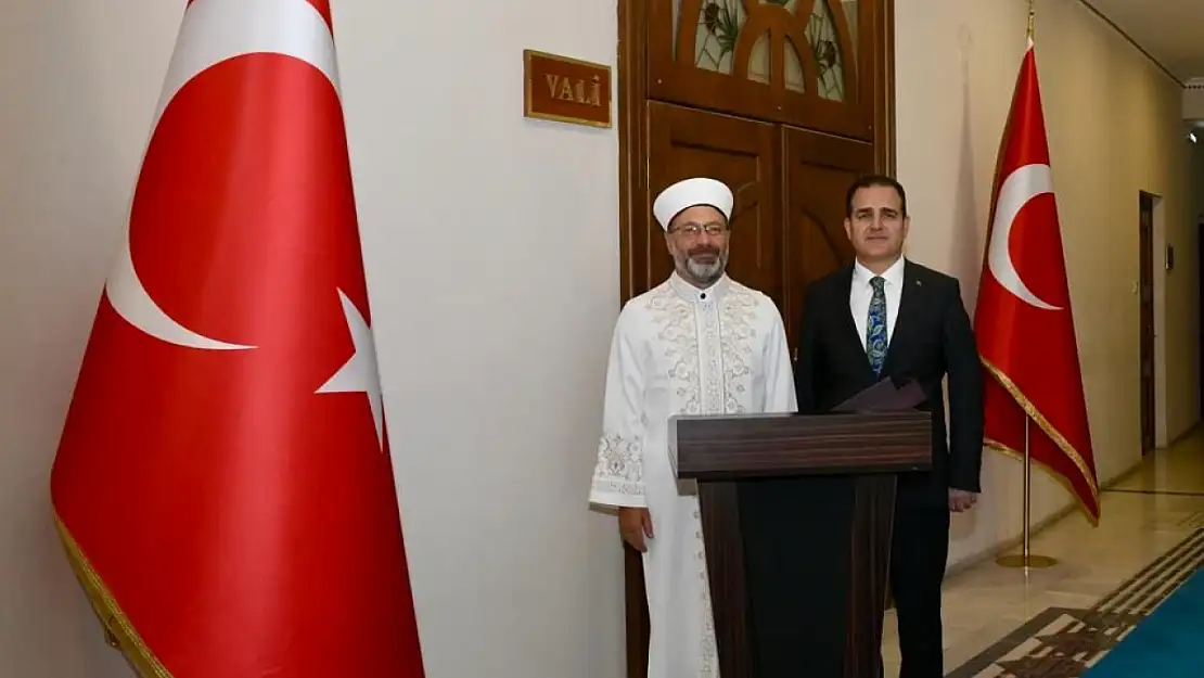 Diyanet İşleri Başkanı Erbaş'tan Vali Akbıyık'ya Ziyaret