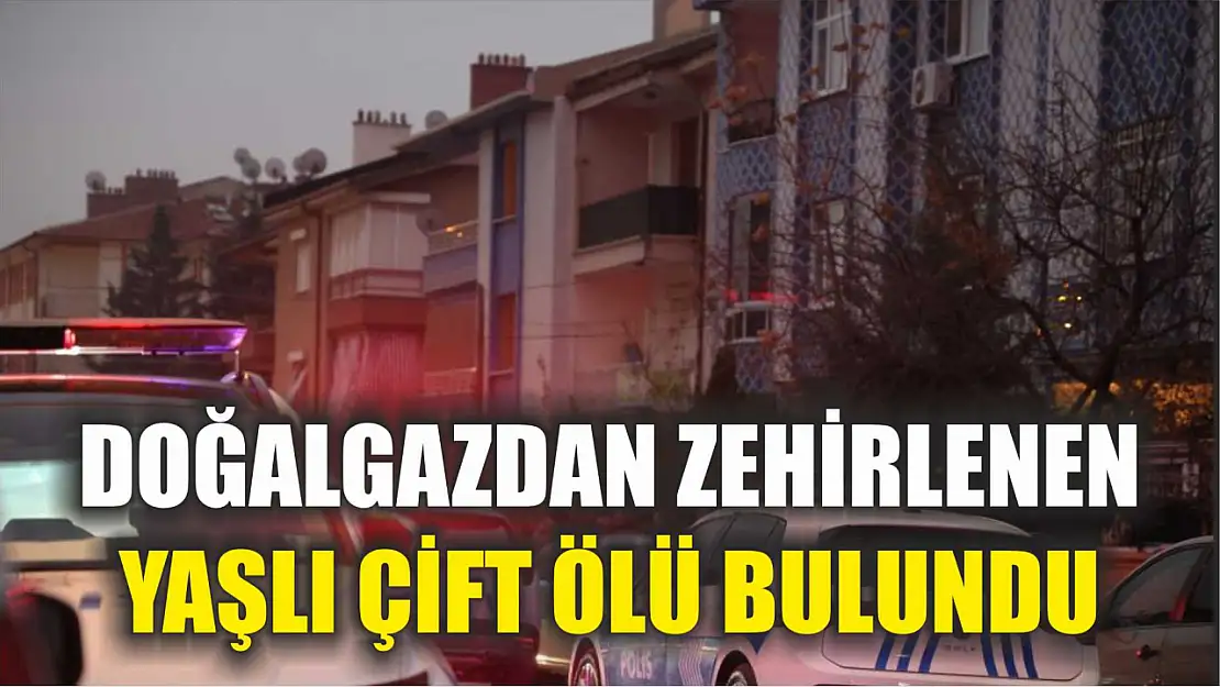 Doğalgazdan zehirlenen yaşlı çift ölü bulundu