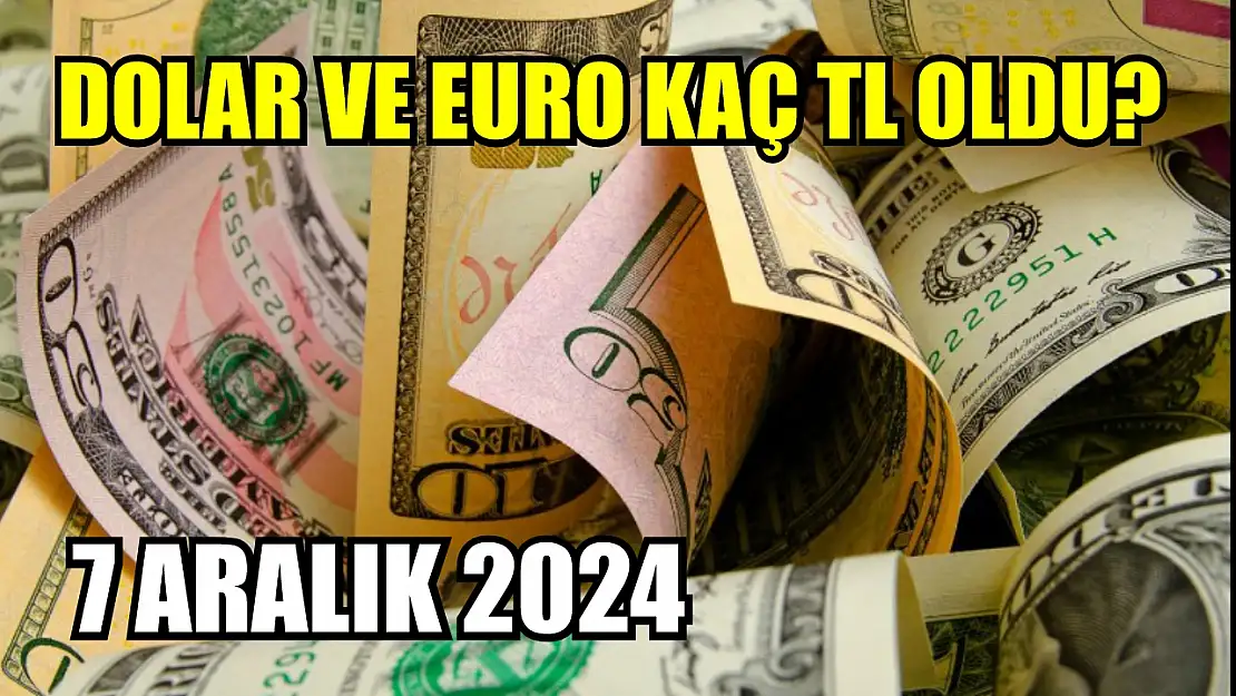 Dolar ve Euro kaç TL oldu? 7 Aralık 2024