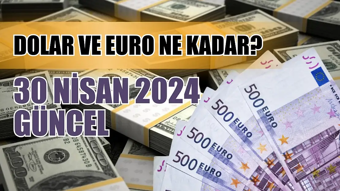 Dolar ve Euro ne kadar? 30 Nisan 2024 Güncel 