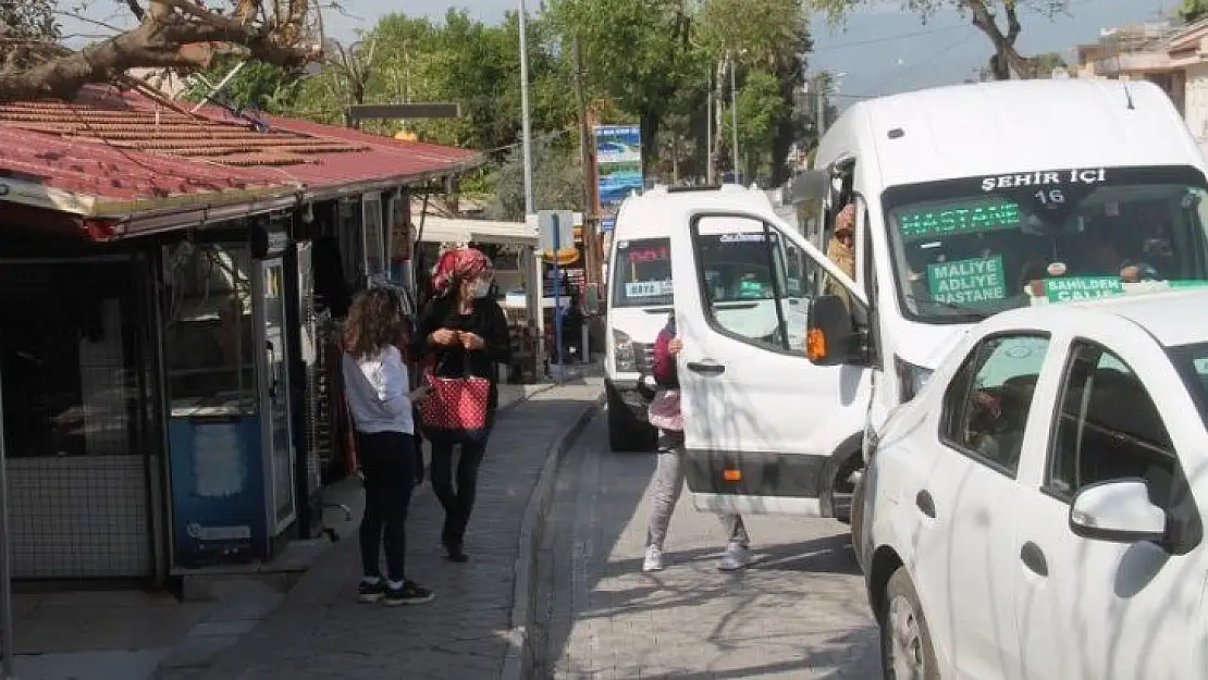 Dolmuşlar yüzde 50 kapasite ile çalışıyor