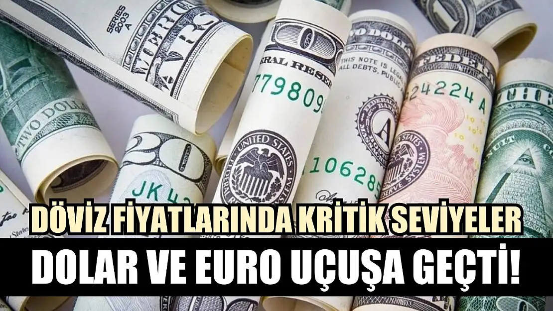 Döviz fiyatlarında kritik seviyeler: Dolar ve Euro uçuşa geçti!