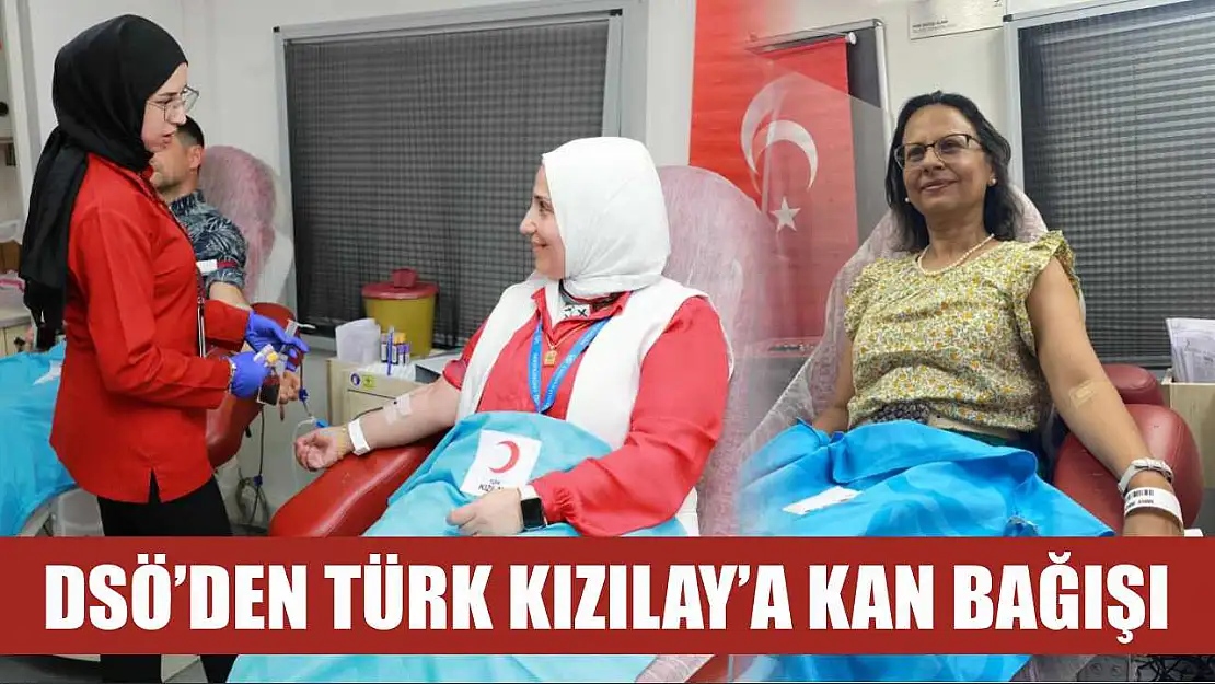 DSÖ'den Türk Kızılay'a kan bağışı