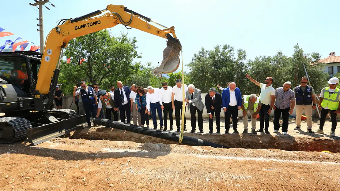 Düğerek Kanalizasyon Hattı Tanıtım Töreni Yapıldı