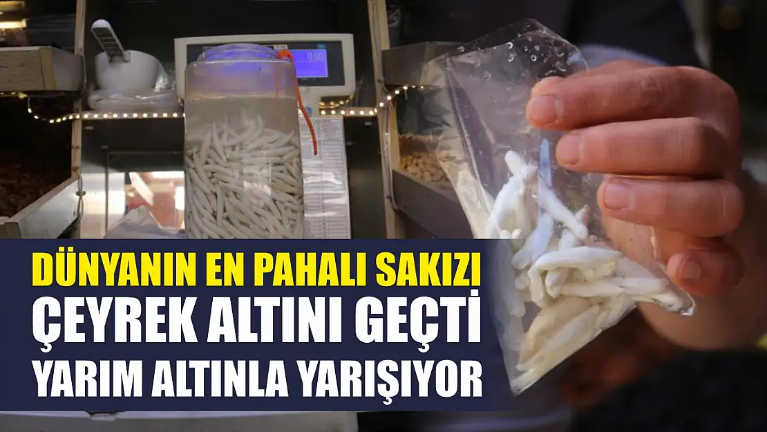 Dünyanın en pahalı sakızı, çeyrek altını geçti yarım altınla yarışıyor
