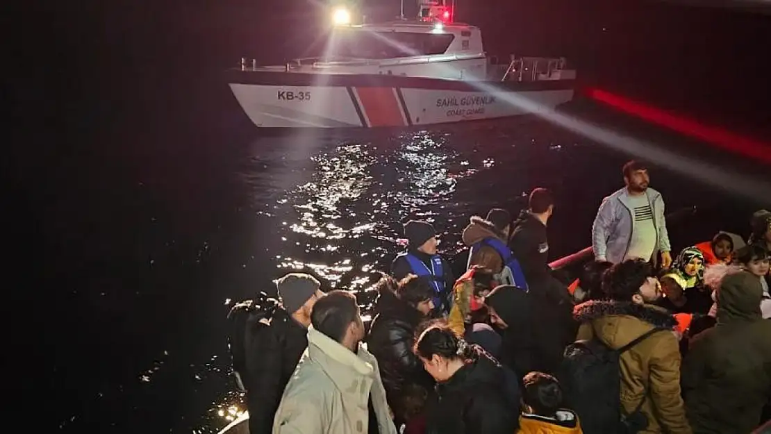 Düzensiz göçmenler yakalandı, 1 gözaltı