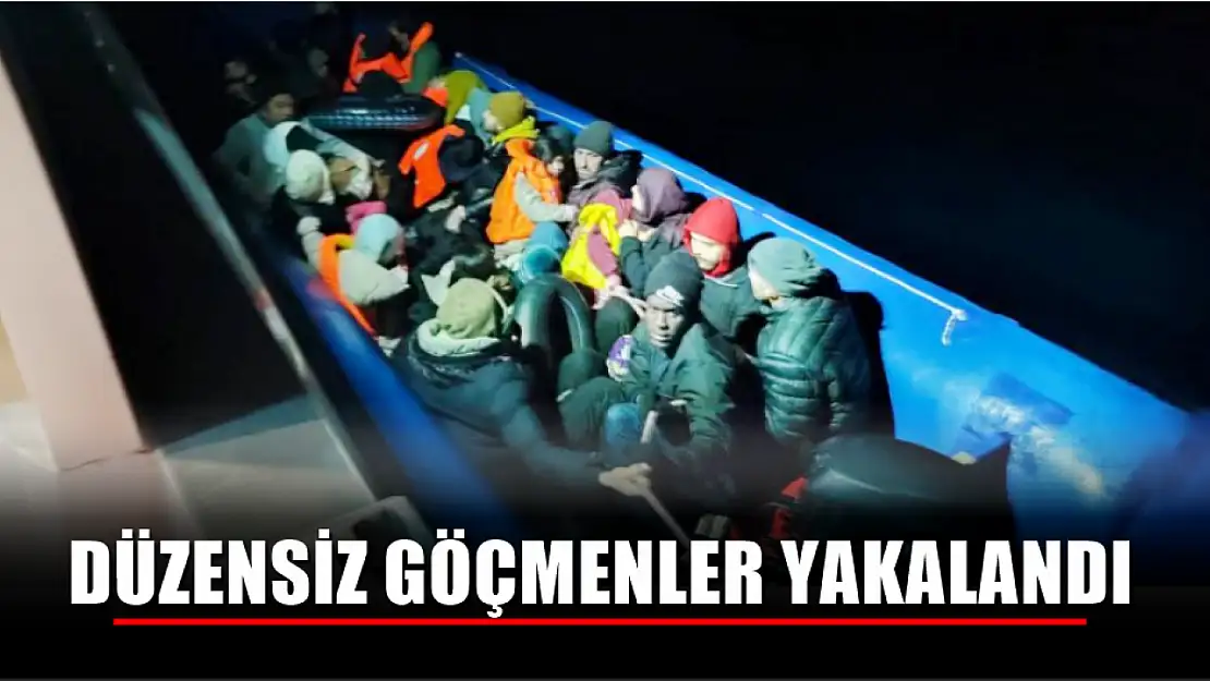 Düzensiz göçmenler yakalandı