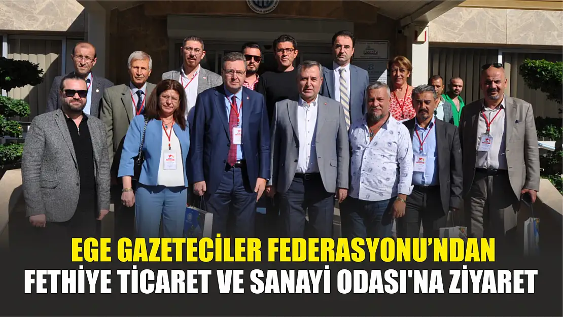 Ege Gazeteciler Federasyonu, FTSO'yu ziyaret etti