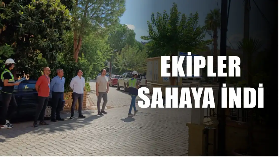 Ekipler Sahaya İndi