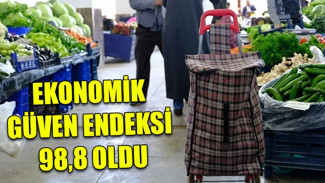 Ekonomik güven endeksi 98,8 oldu