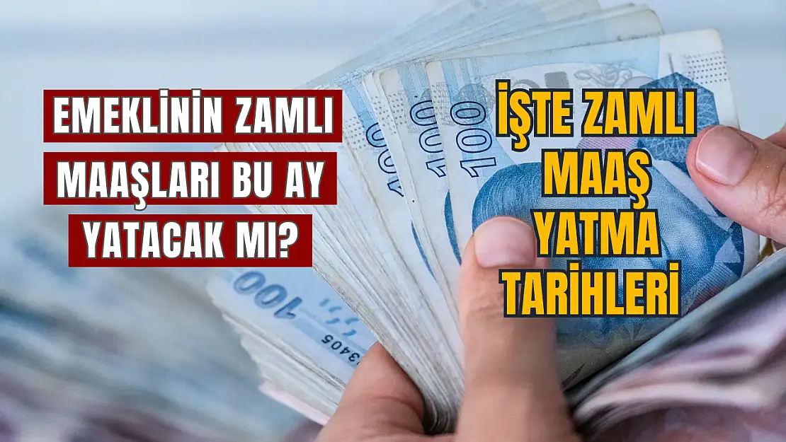 Emeklinin zamlı maaşları ne zaman yatacak, maaş farkları ödeme tarihi belli oldu mu?