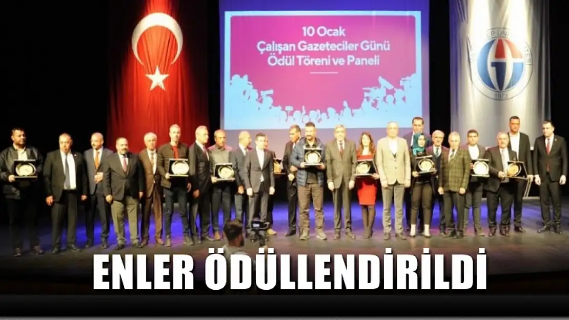 Enler ödüllendirildi