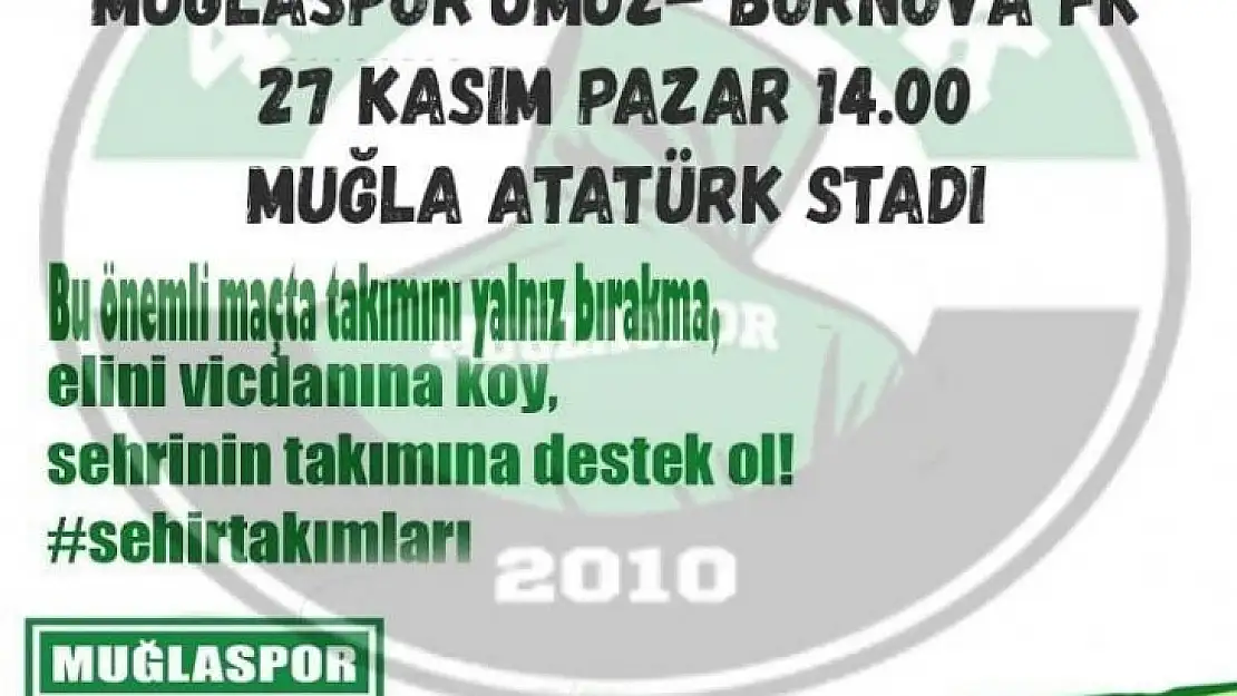 ERMAŞ MUĞLASPOR, BORNOVA FK İLE KARŞILAŞACAK