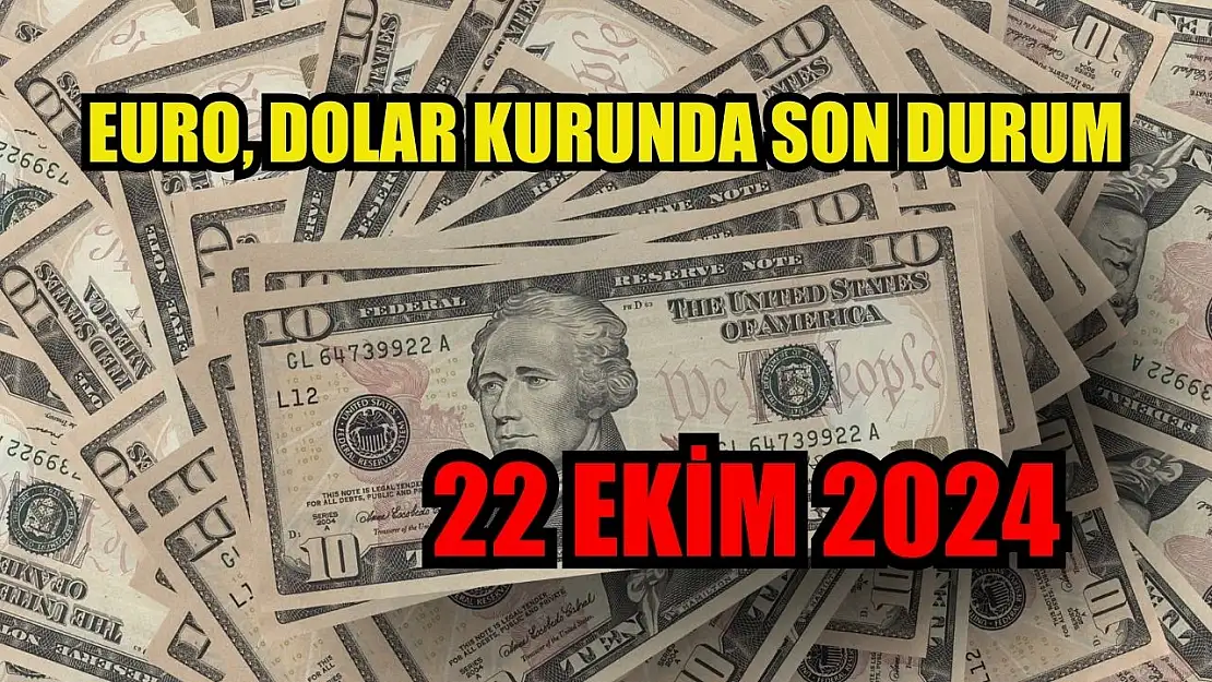 Euro, Dolar kurunda son durum 22 Ekim 2024