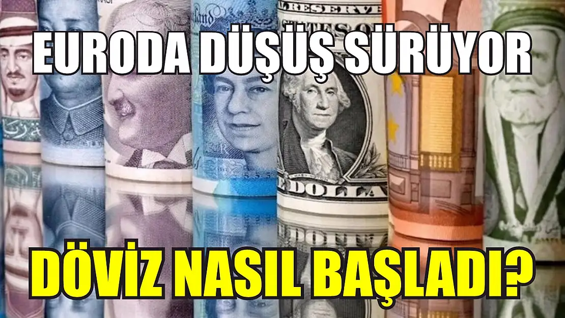 Euroda düşüş sürüyor Döviz nasıl başladı