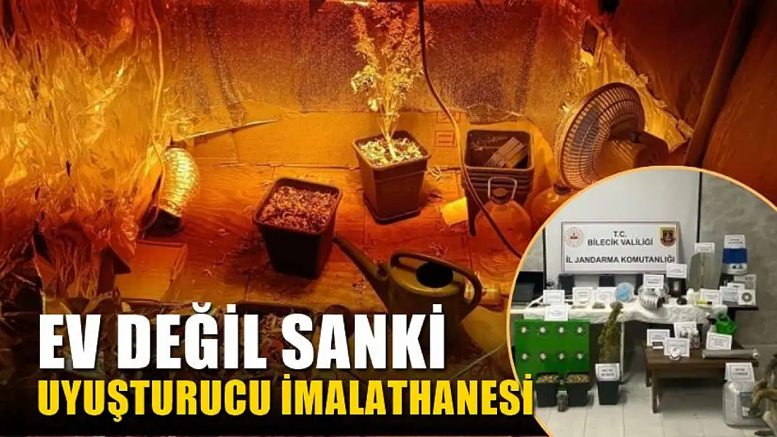 Ev değil sanki uyuşturucu imalathanesi