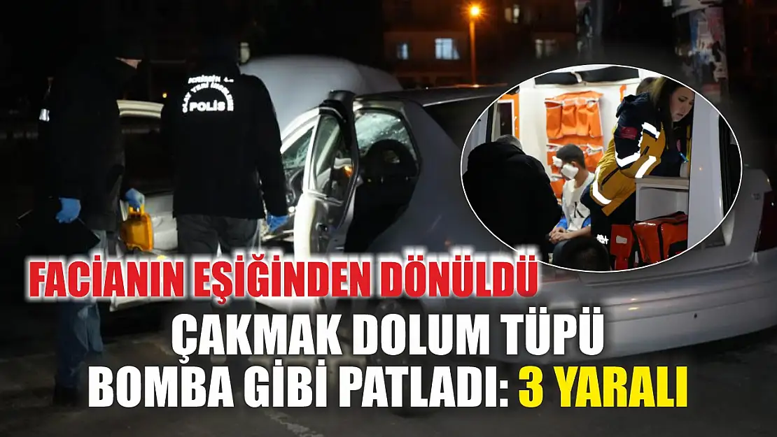 Facianın eşiğinden dönüldü... Çakmak dolum tüpü bomba gibi patladı: 3 yaralı