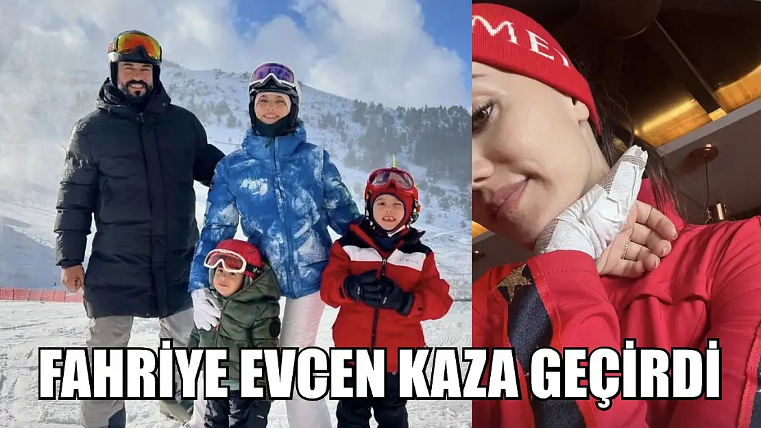 Fahriye Evcen kaza geçirdi