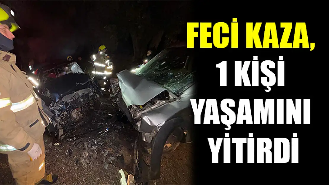 Feci Kaza, 1 Kişi Yaşamını Yitirdi