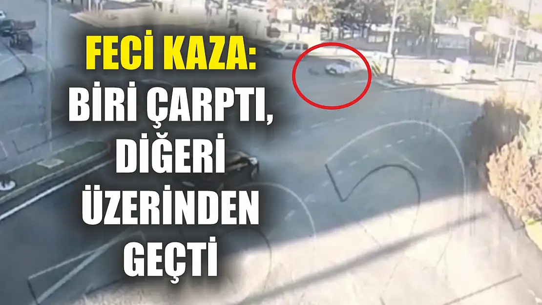 Feci kaza: Biri çarptı, diğeri üzerinden geçti