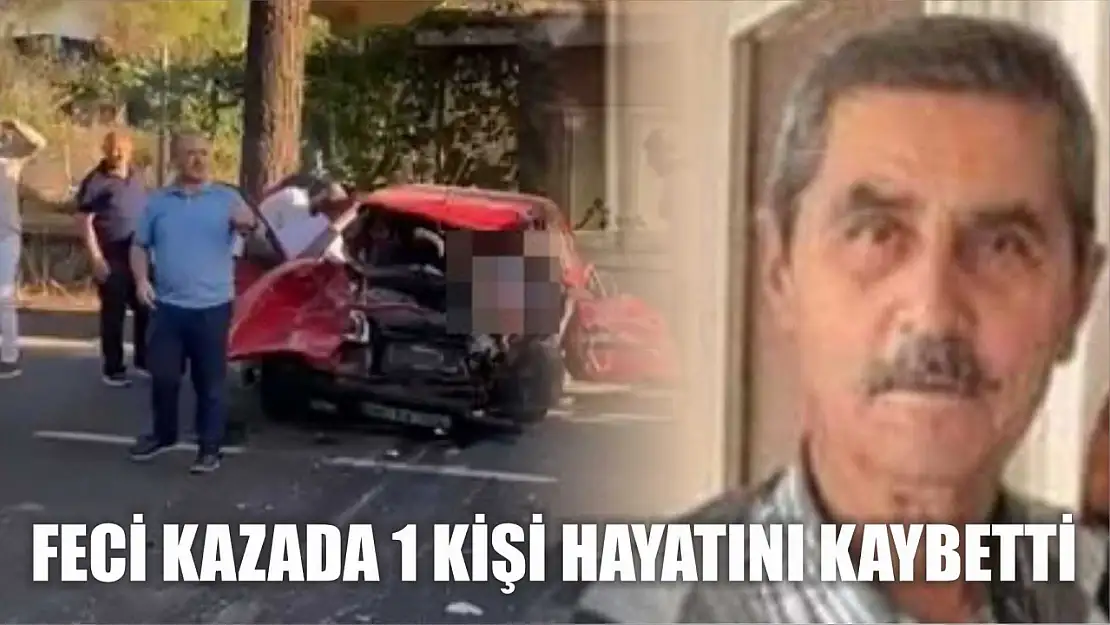 Feci kazada 1 kişi hayatını kaybetti