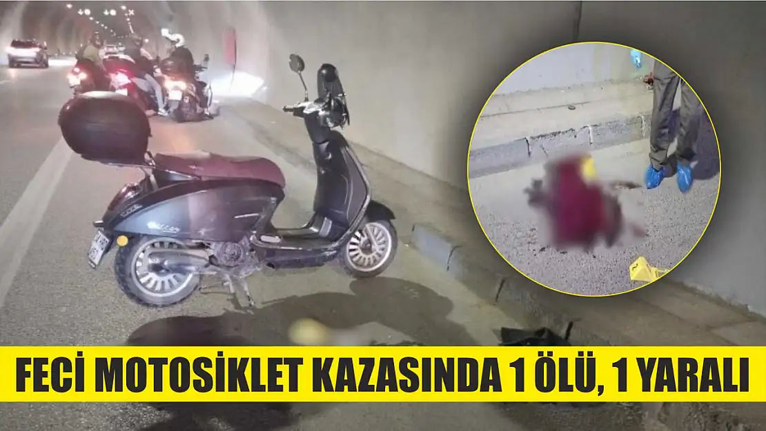 Feci motosiklet kazasında 1 ölü, 1 yaralı