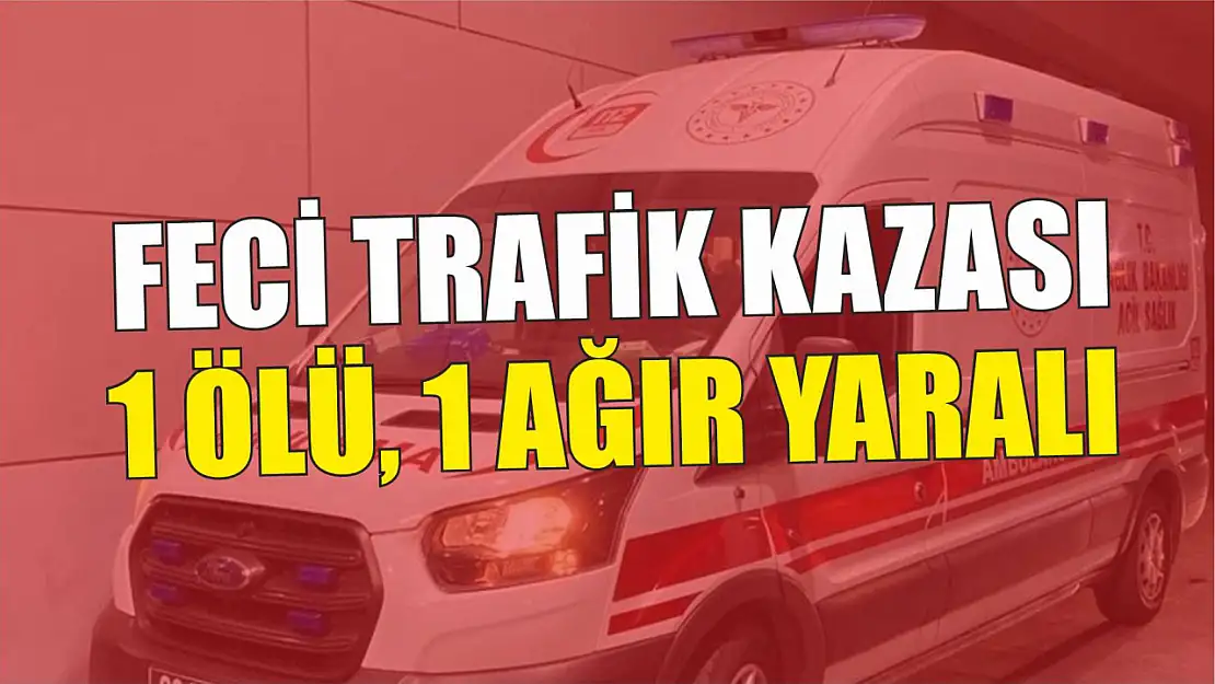 Feci trafik kazası: 1 ölü, 1 ağır yaralı