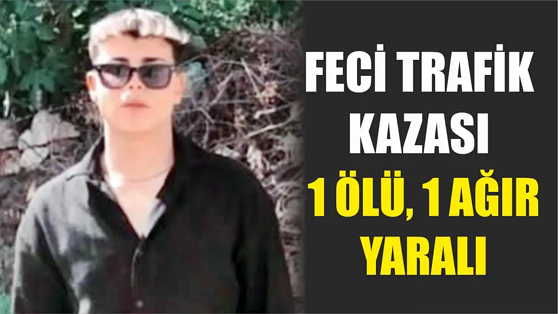 Feci trafik kazası: 1 ölü, 1 ağır yaralı