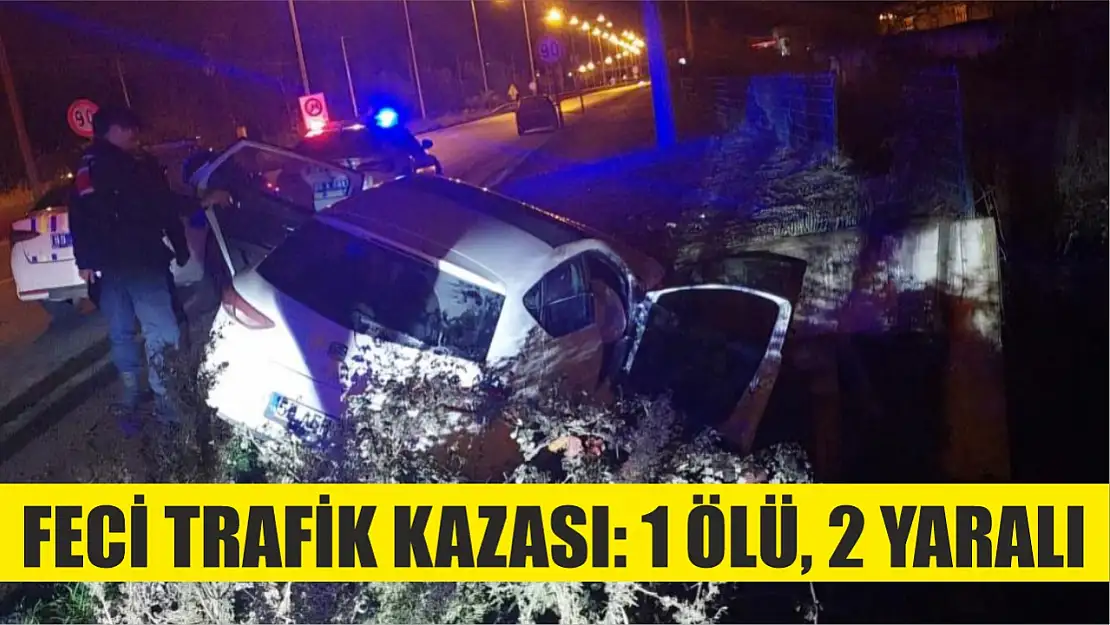 Feci trafik kazası: 1 ölü, 2 yaralı