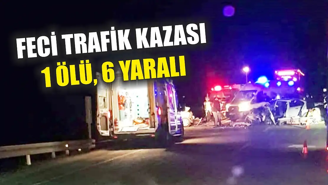 Feci trafik kazası: 1 ölü, 6 yaralı