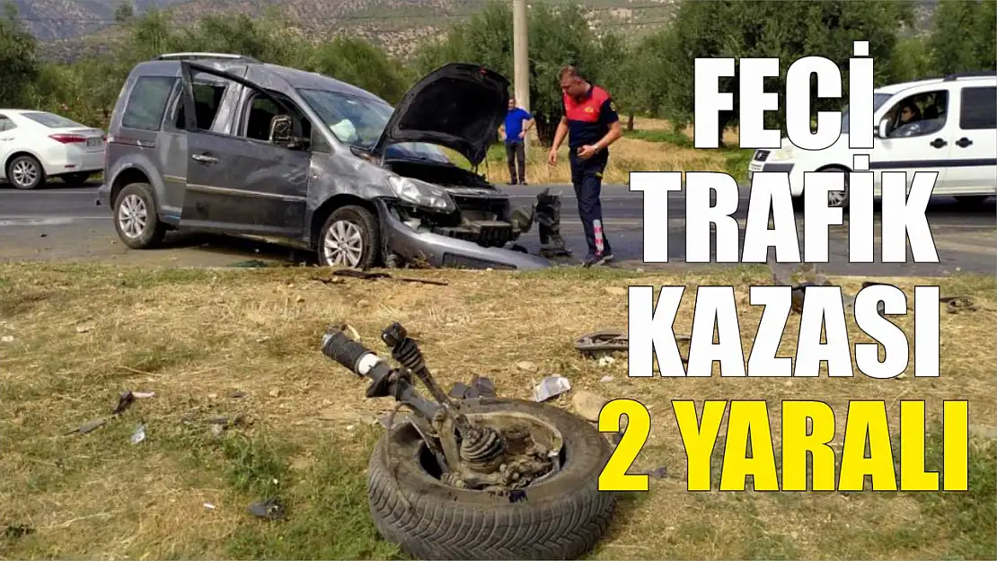 Feci trafik kazası: 2 yaralı