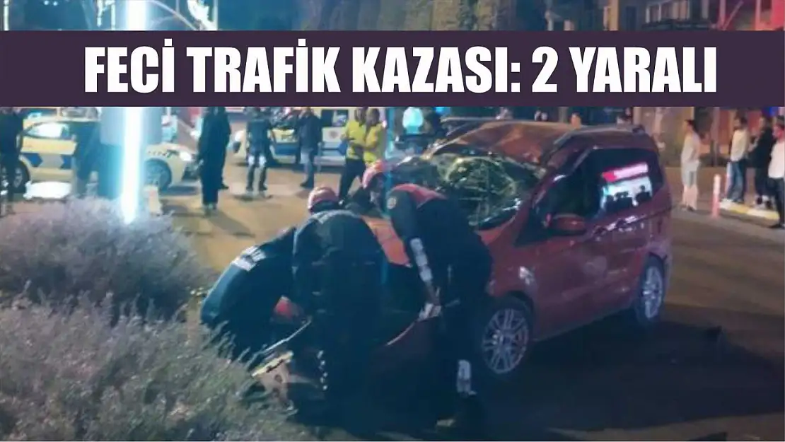 Feci trafik kazası: 2 yaralı