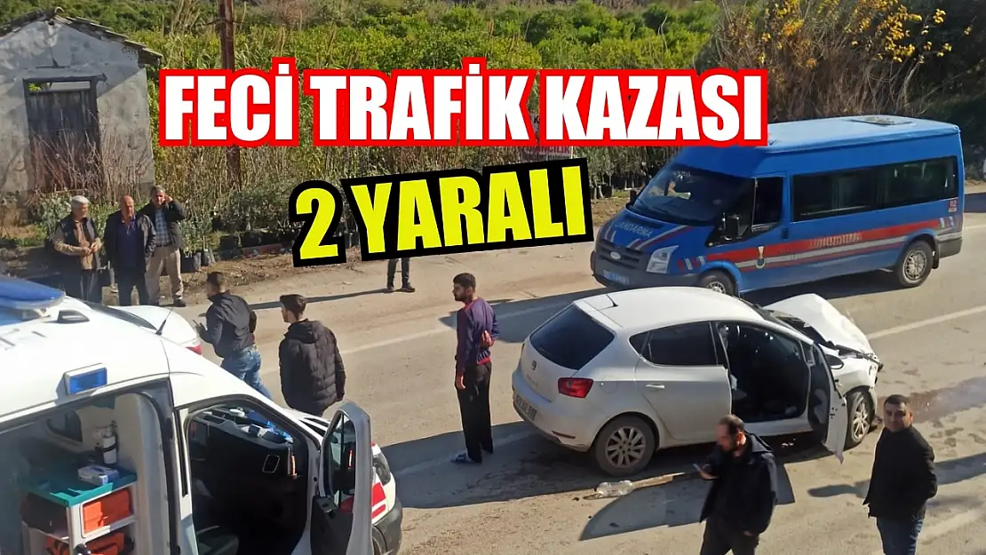 Feci trafik kazası: 2 yaralı