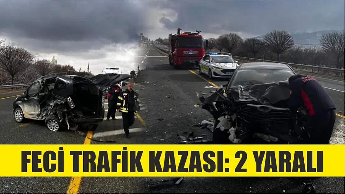 Feci trafik kazası: 2 yaralı