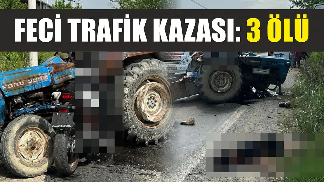 Feci trafik kazası: 3 ölü