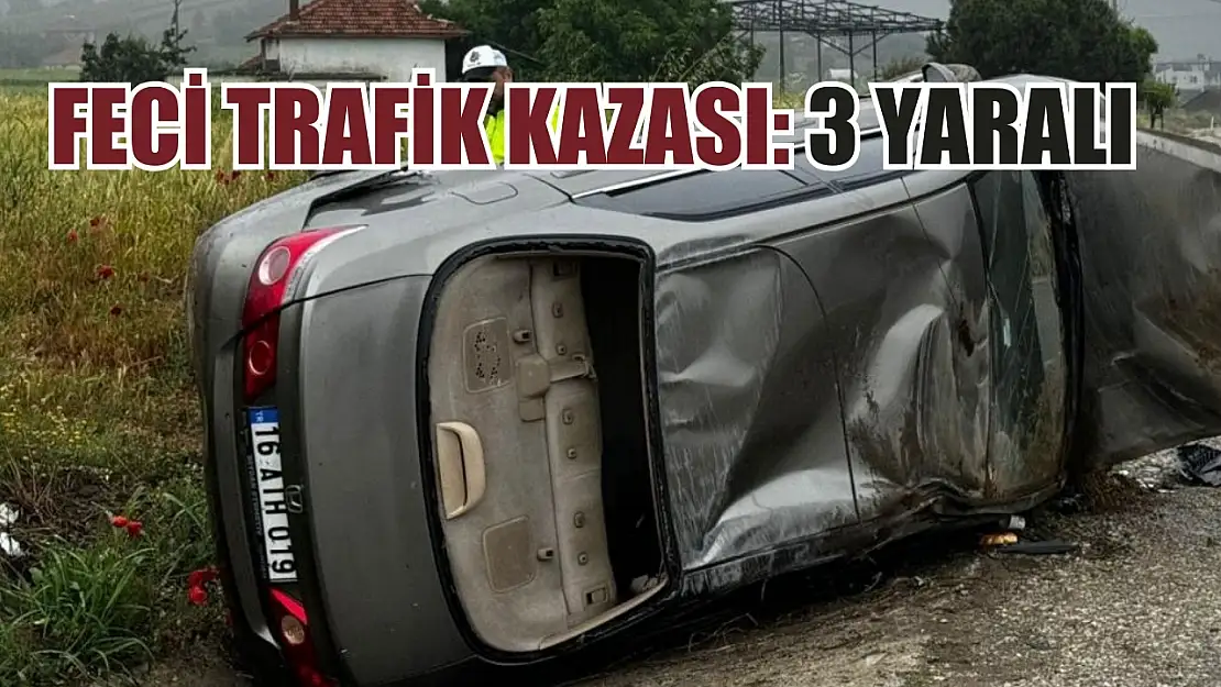 Feci trafik kazası: 3 yaralı